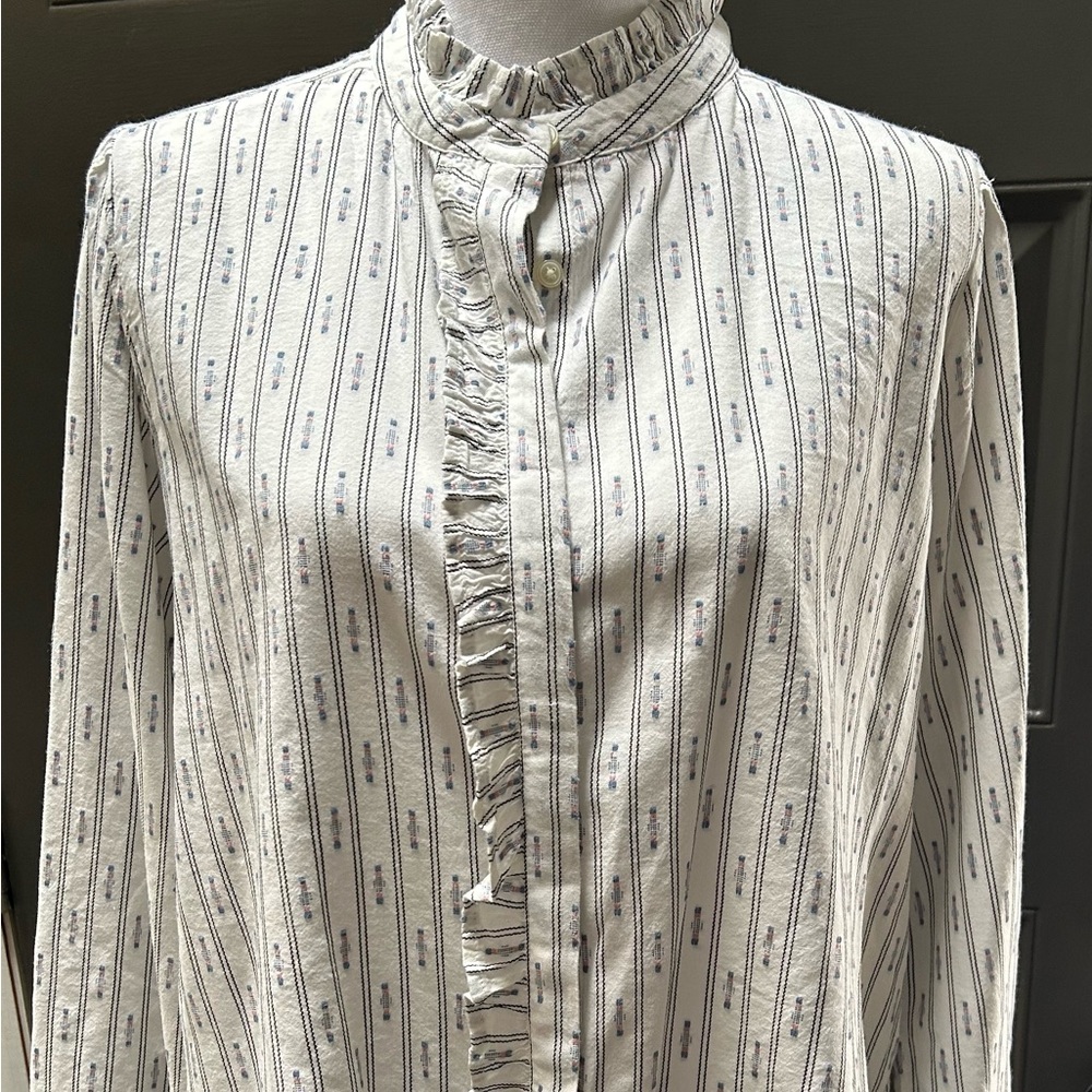 Loft Ruffled Blouse NWT Size Large